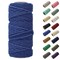 White Lion Macramé Cord – Cotton Rich Macrame Rope, 2 mm, 100 Feet, Yarn for Wall Decor, Crochet, Gift Wrapping, Wall Hanging, Plant Hangers, Handmade Crafts, Knitting
